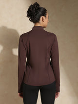 Shop-Women's Ath Runner Zip Neck Java