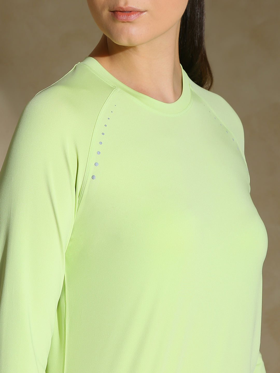 Aero TraqDry Long Sleeve Tee Lily Green