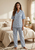 Azurine - Cotton Poplin Night Suit