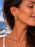 Sculptural Drop Earrings (Set of Two)