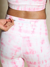Shop-Pink Shibori Luxe Leggings