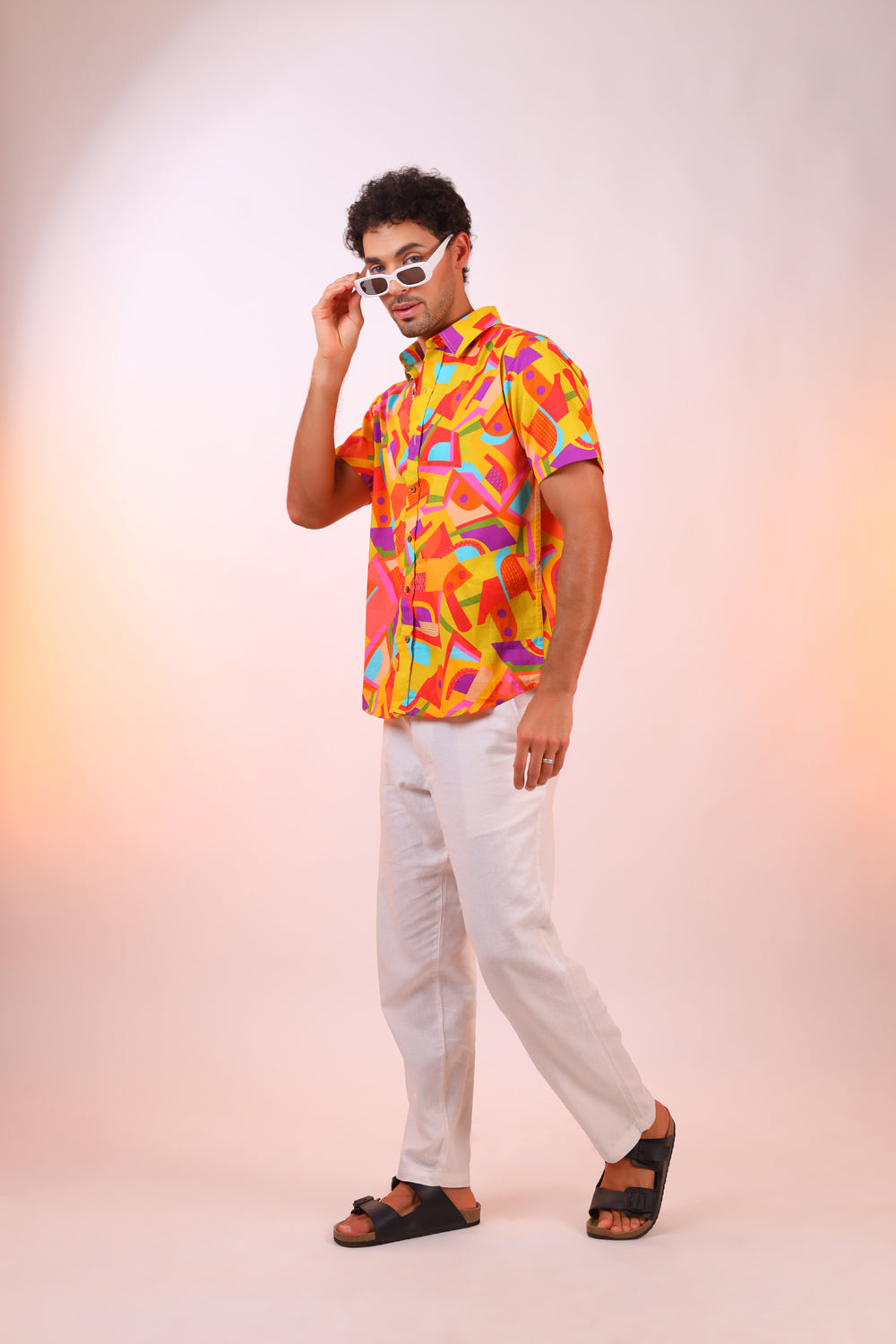 Orange Candy Shirt For Men