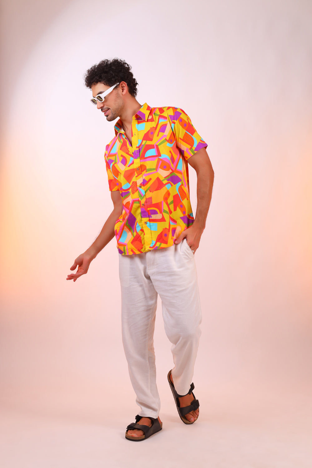 Orange Candy Shirt For Men