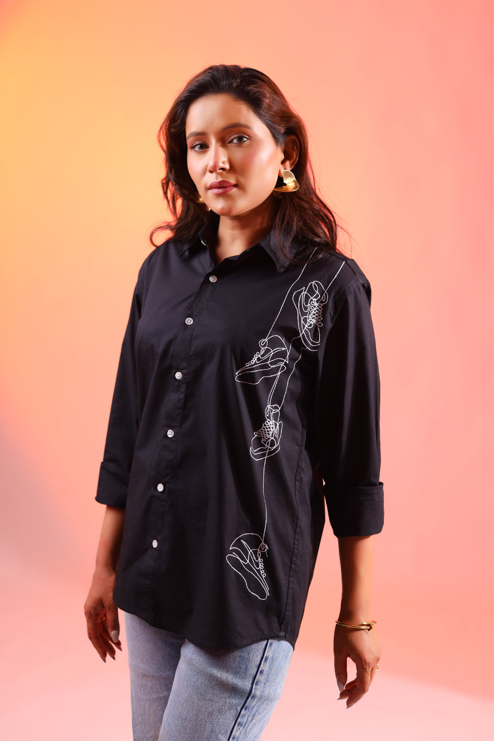 Sneakerhead Black Shirt For Men