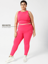 Shop-Ath Perform 7/8 High Waist Leggings Sparkling Cosmo Plus
