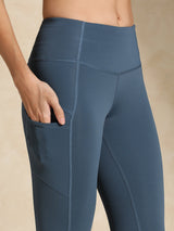 Shop-Aegean Blue High Impact Action Bra with Clasp & Luna Sculpt Leggings