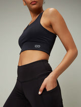Shop-High Impact Action Bra With Clasp Black