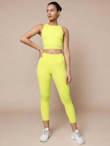 Shop-Ath Perform 7/8 High Waist Leggings Lime