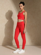 Shop-Luna Sculpt Leggings Red