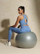 Shop-High Impact Action Bra With Clasp Cerulean