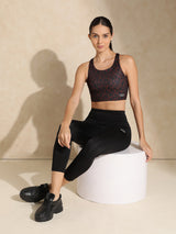 Shop-Leopard High Impact Action Bra With Clasp
