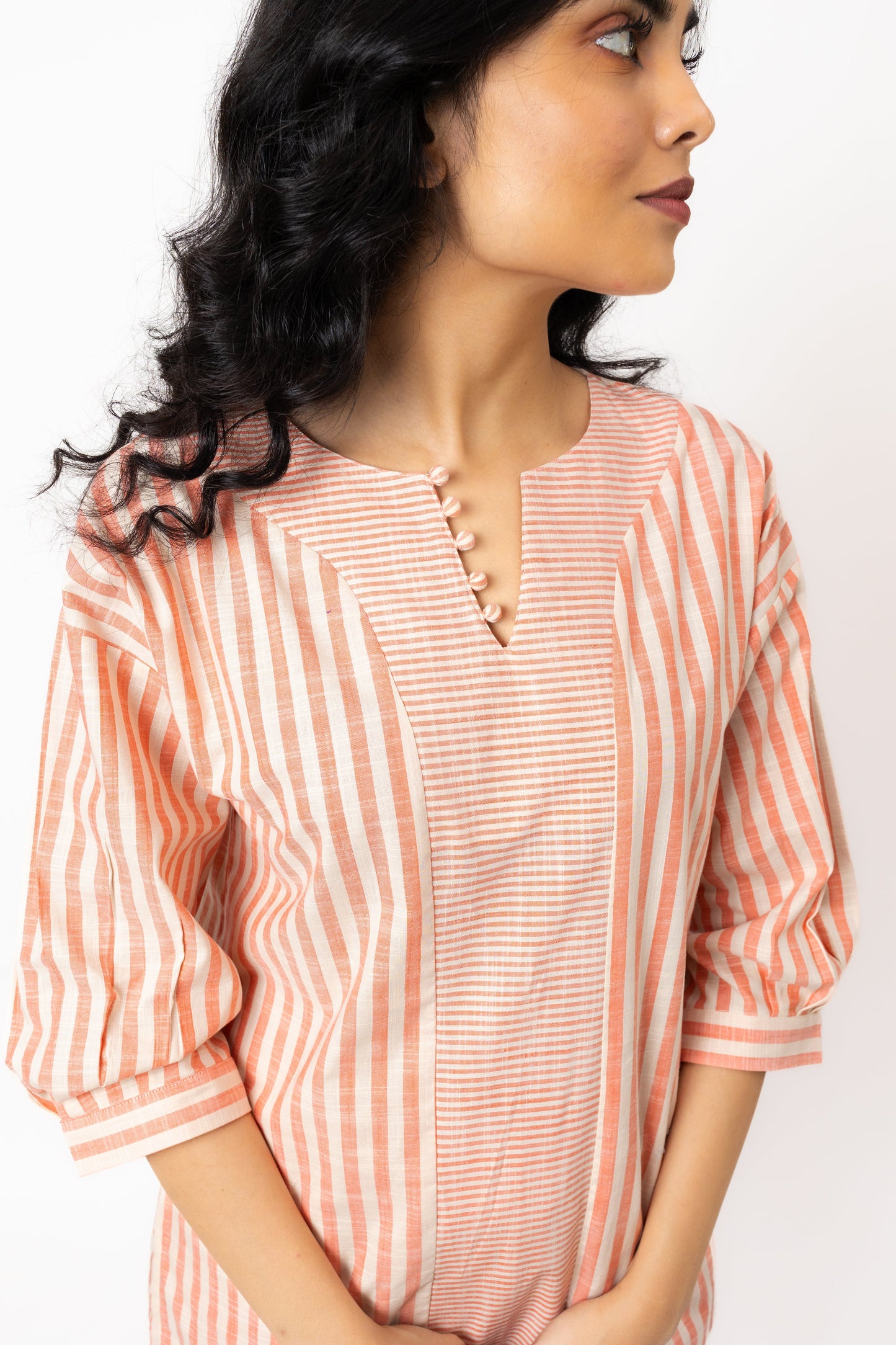 Sunset Stripes - Cotton Nightsuit