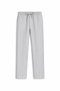 Sage Stripes Linen Pants