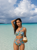 Coral Symphony One-Shoulder Swimsuit