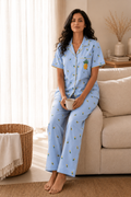 Pineara - Cotton Poplin Night Suit
