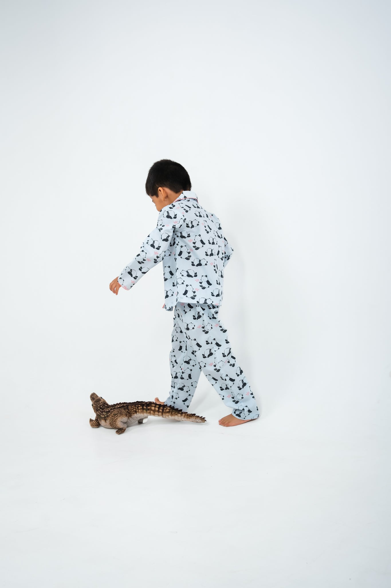 Panda Playtime – Unisex Cotton Night Suit