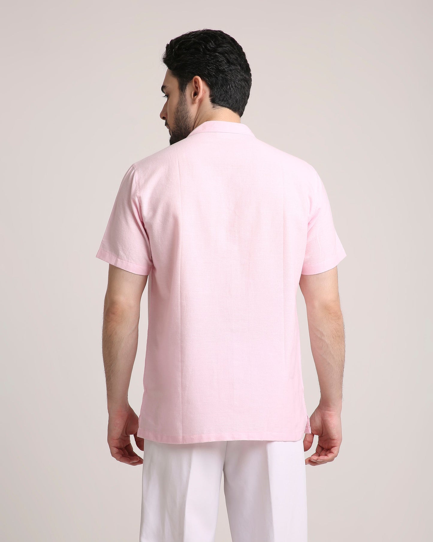 Pink Pour Shirt For Men