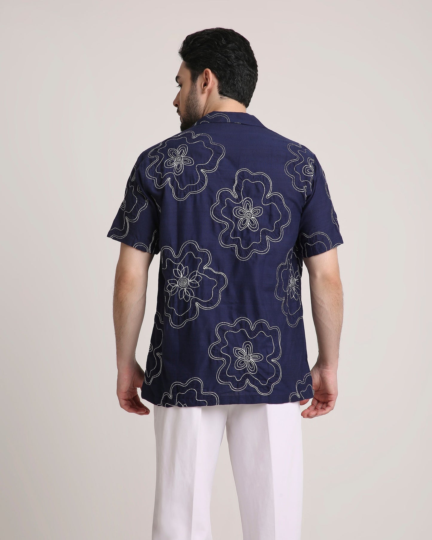 Buta Blue Shirt For Men