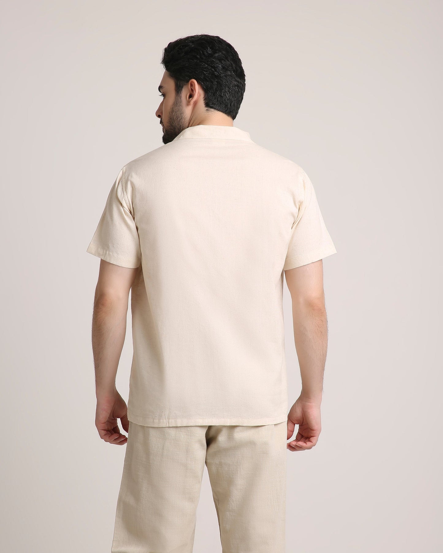 Ivory Bloom Shirt For Men