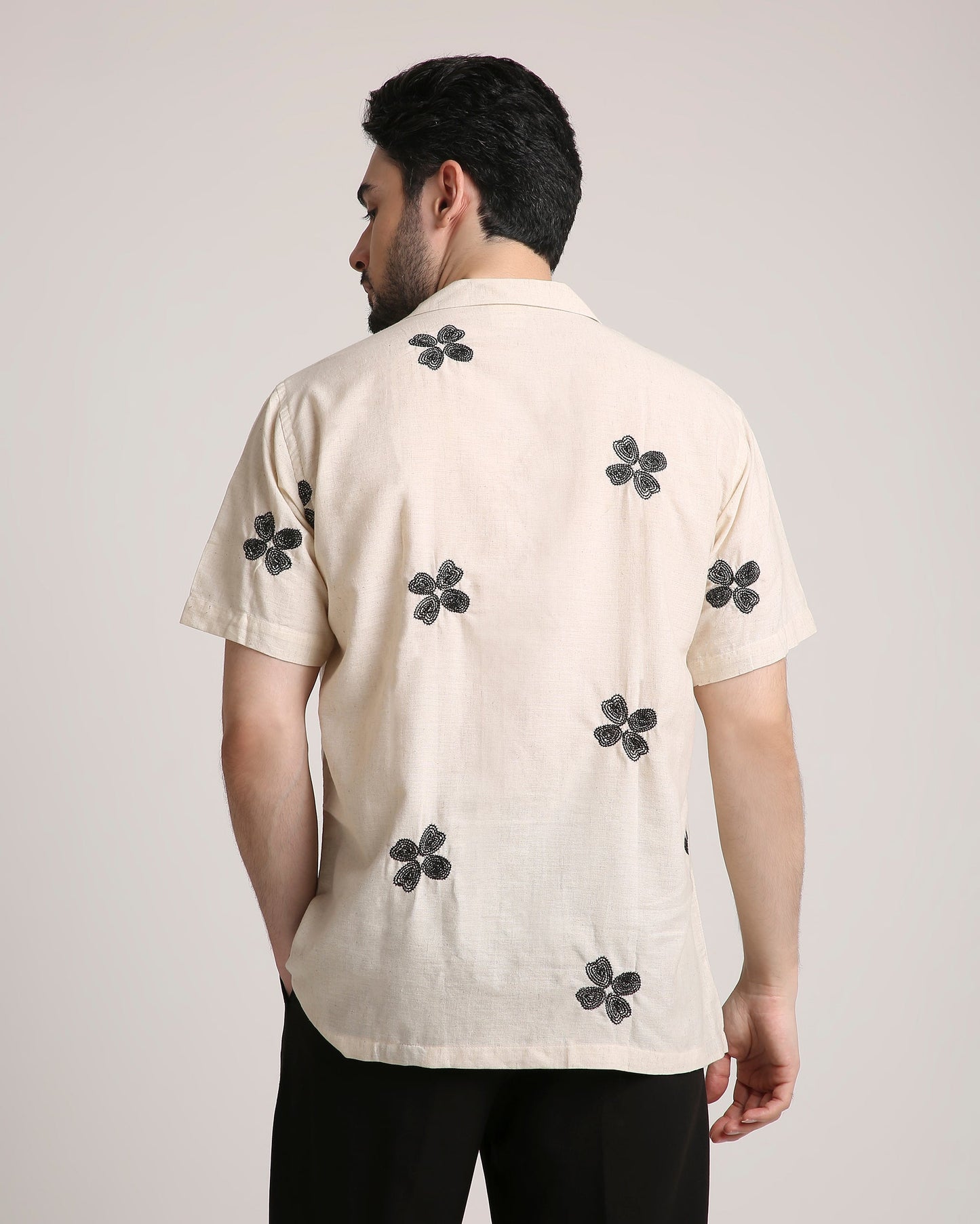 Petal Stitch Shirt For Men