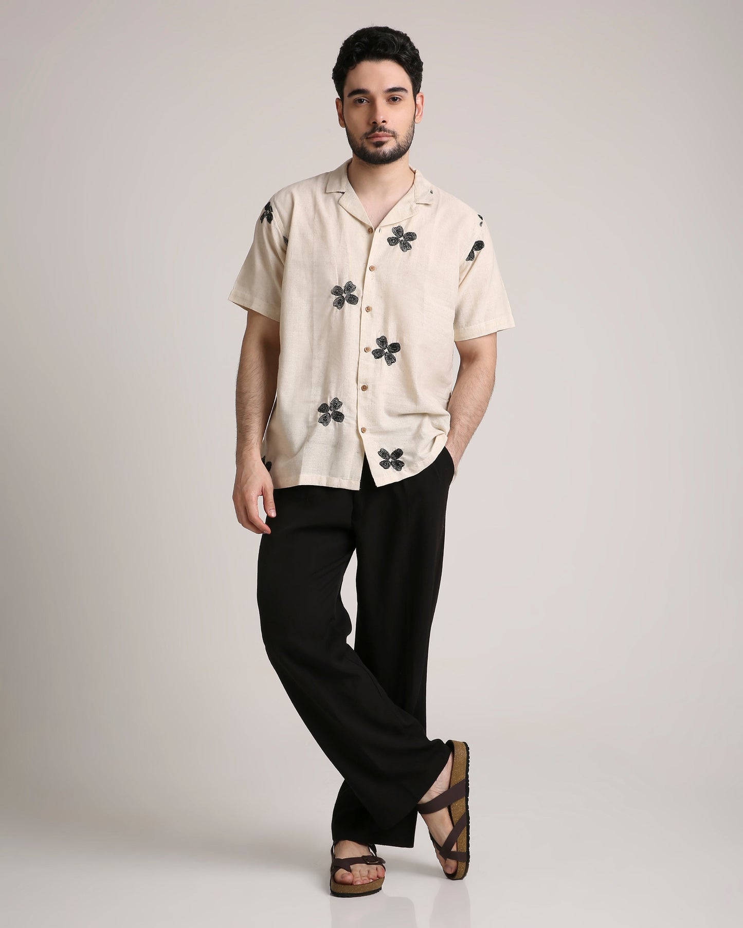 Petal Stitch Shirt For Men