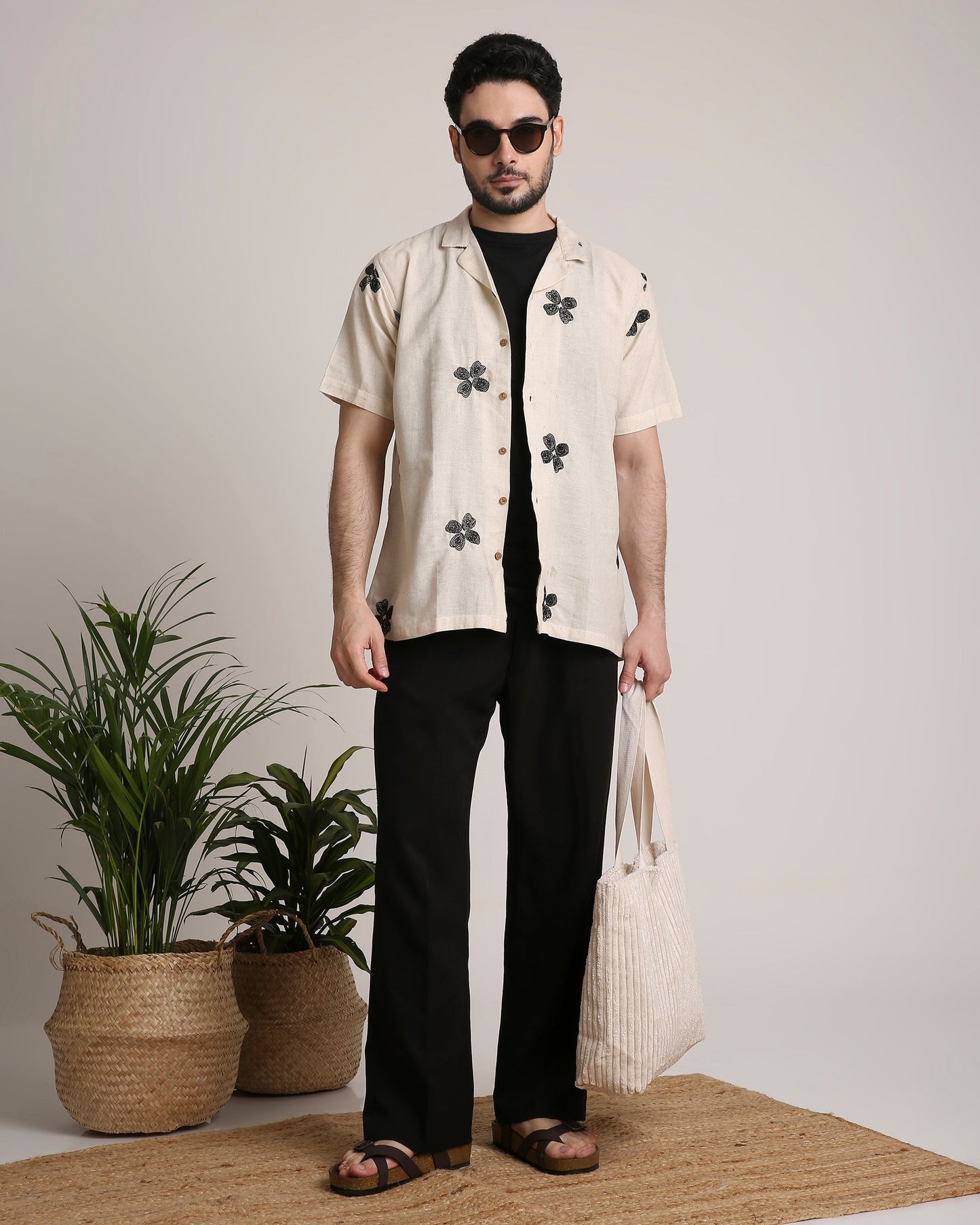 Petal Stitch Shirt For Men