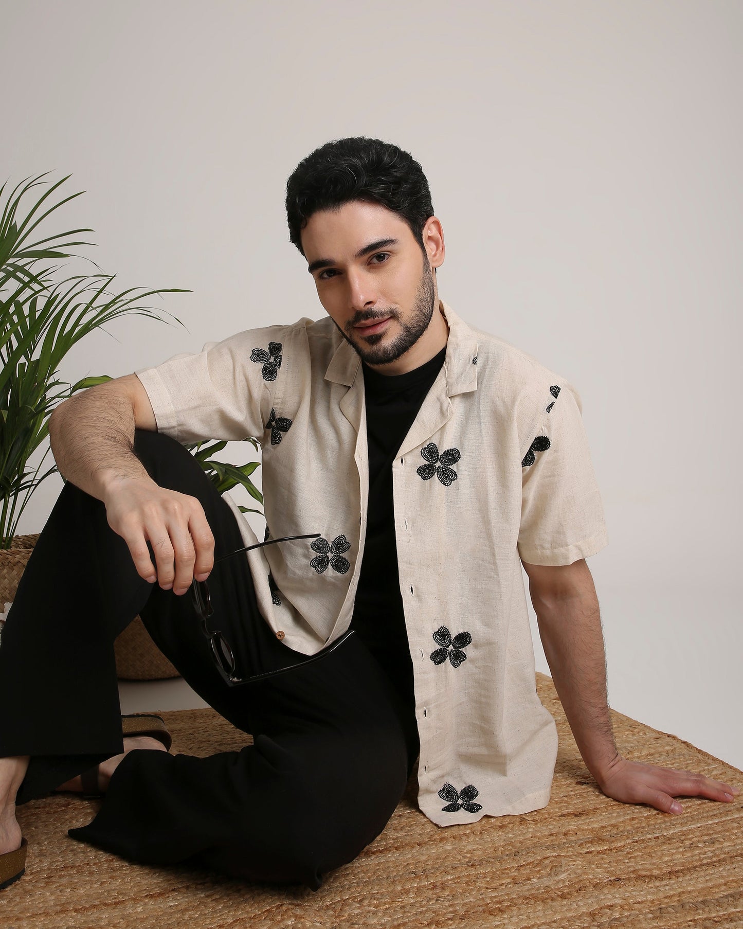 Petal Stitch Shirt For Men
