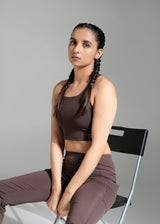 Shop-High Impact Action Bra & Aura Leggings Java