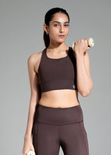 Shop-High Impact Action Bra & Aura Leggings Java