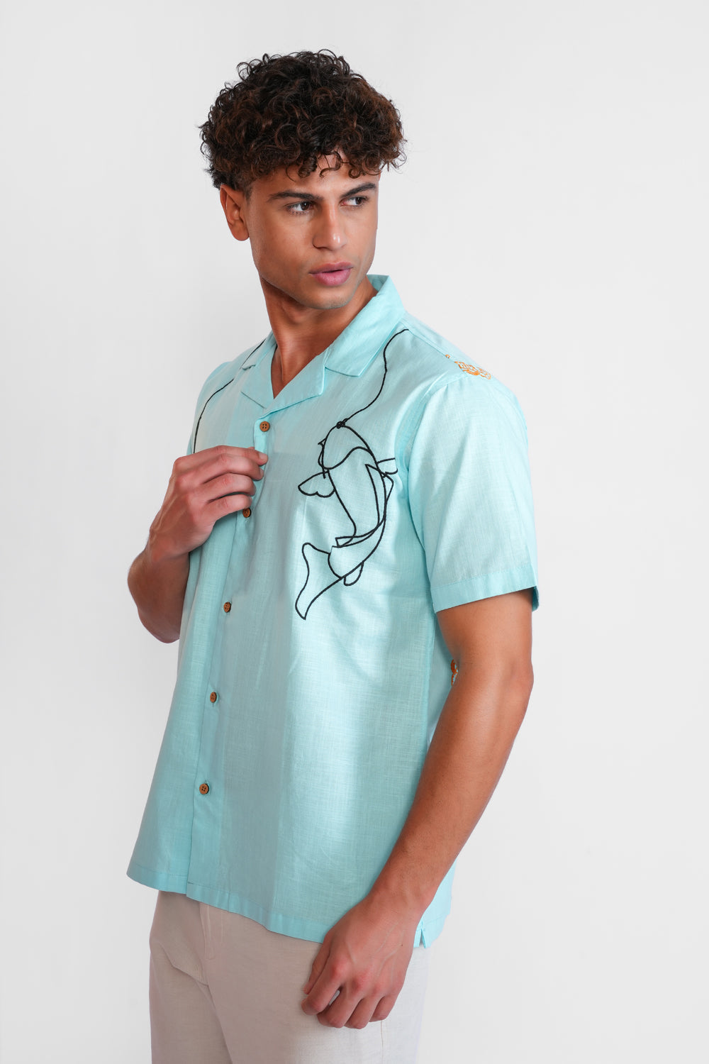 Fish & Crab Shirt For Men