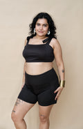 Romantic Black Shorts Set (2 Pcs)