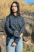 Midnight Bandhani Shirt