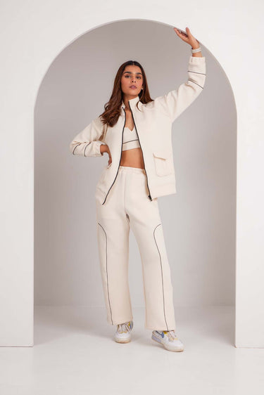 Sand Dune Zip-through 3 Piece Tracksuit