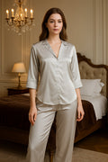 Mint Green Superior satin Pj set
