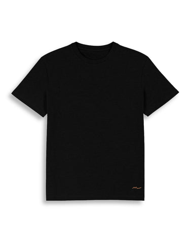 Men's Black Short Sleeve Lounge Top