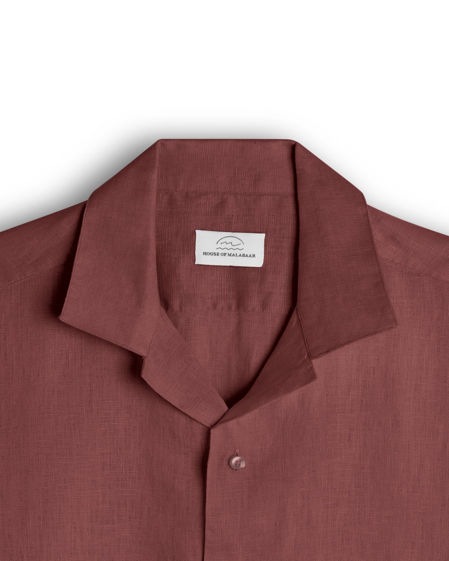 Brick Cuban Collar Shirt