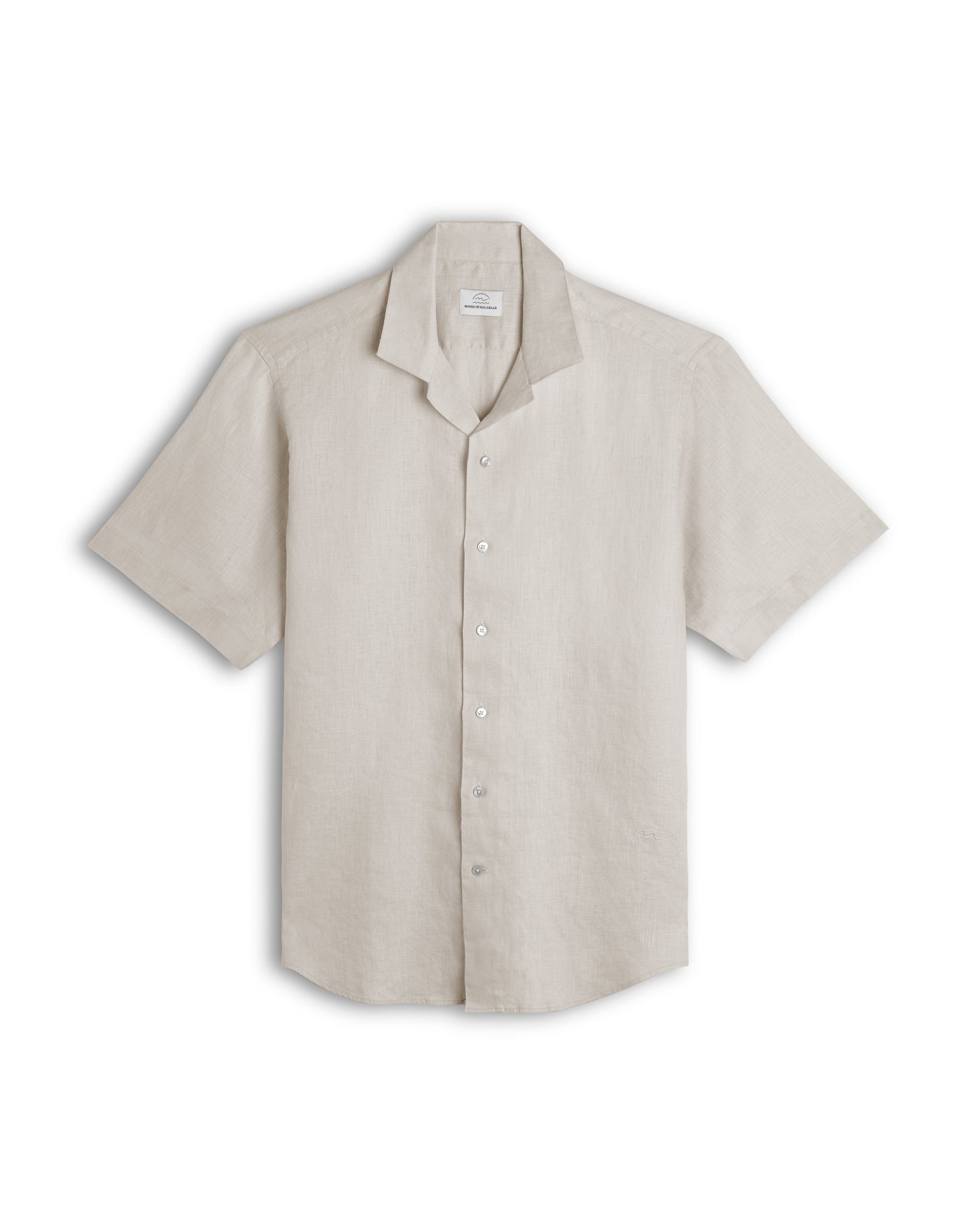 Sand Cuban Collar Shirt
