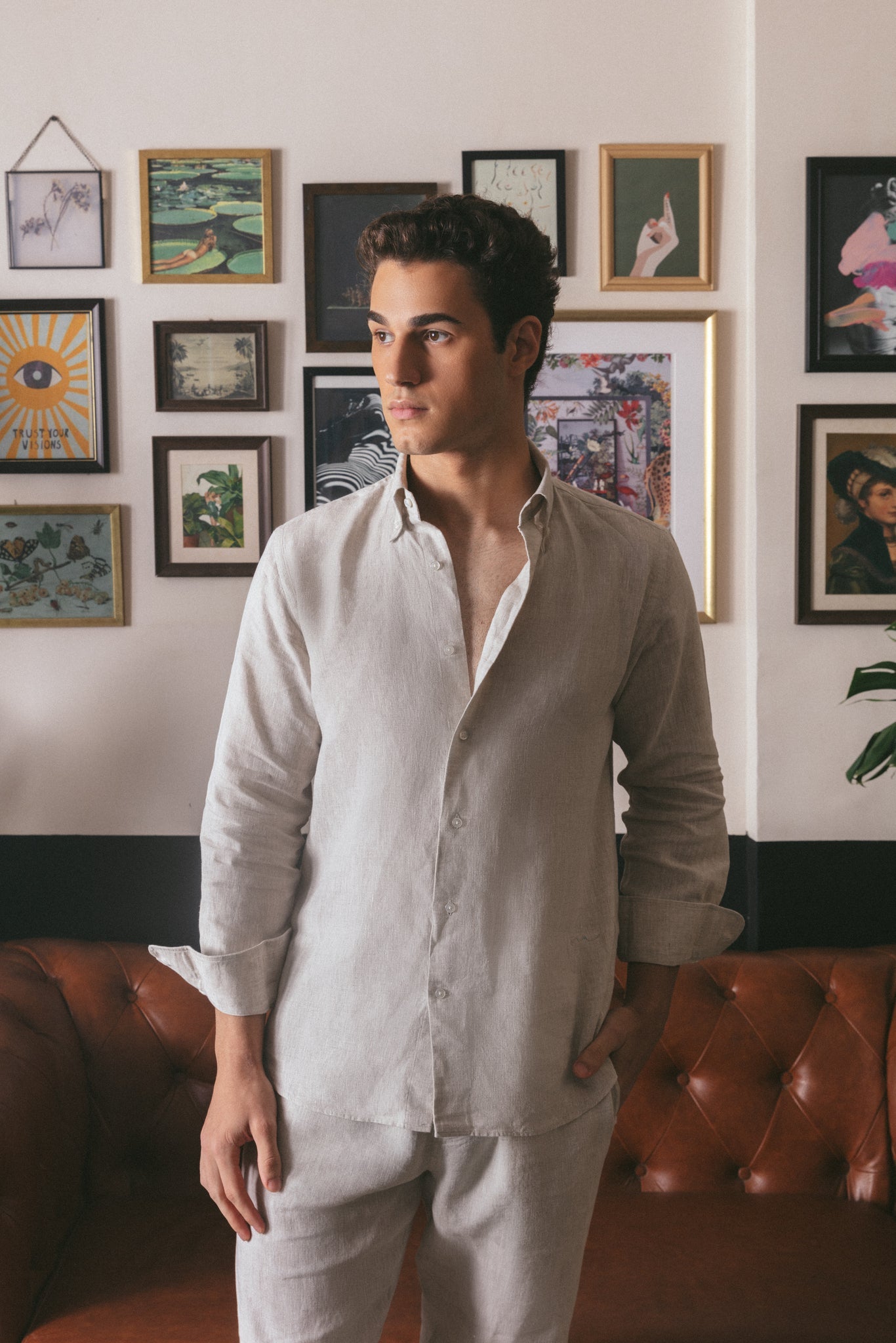Sand Button Down Shirt