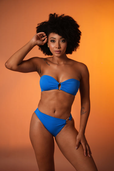 Ocean Blue Classic Bikini Set