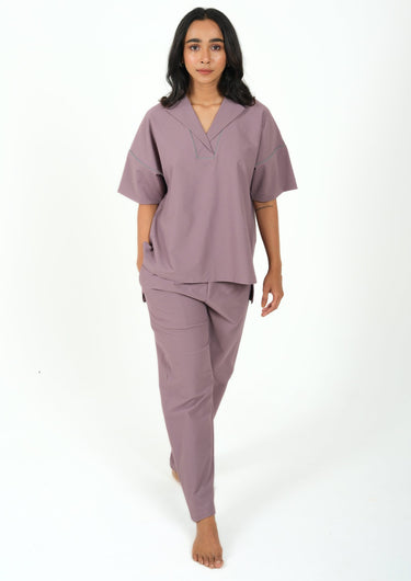 Plum Ease Winter Night-Suit