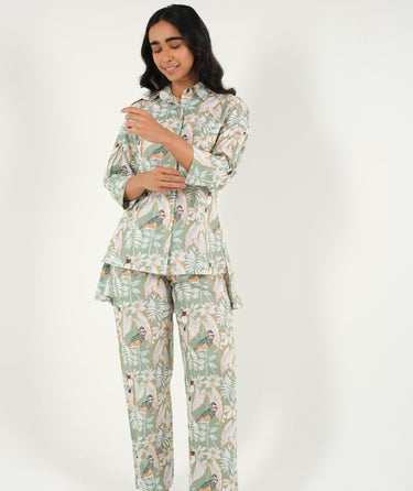Serene Tropics - Printed Co-ord Set