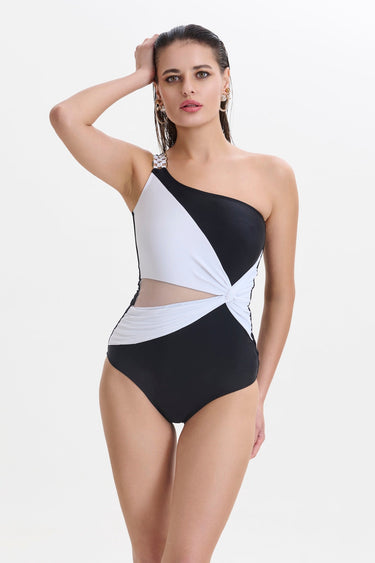 Monochrome Miracle Fit Swimsuit