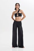 Black Bandeau Bikini Set