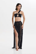 Black Sequin Skirt