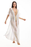 Sequin And Tassel Coverup