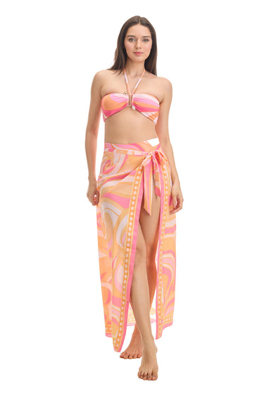 Sunburst Tie Up Sarong