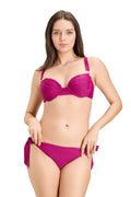 Burgandy Underwire Bikini