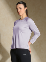 Shop-Aero TraqDry Long Sleeve Tee Lilac