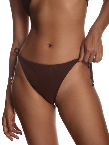 Brown String Tease Bikini Bottom