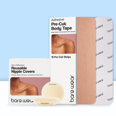 Pre-Cut Body Tape & Non-Adhesive Nipple Covers